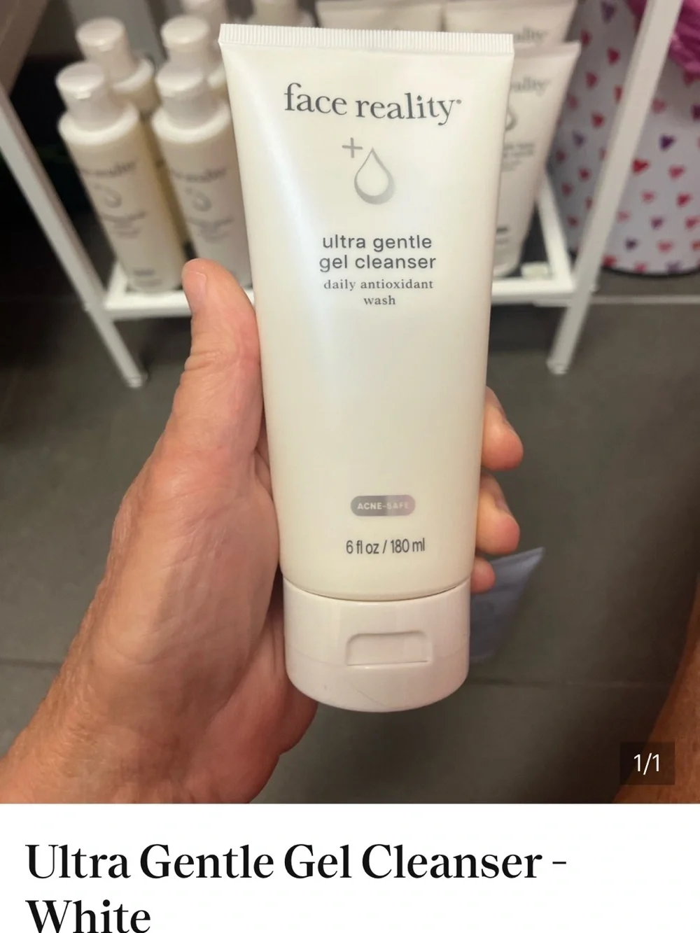 Face Reality Ultra Gentle Gel Cleanser — White